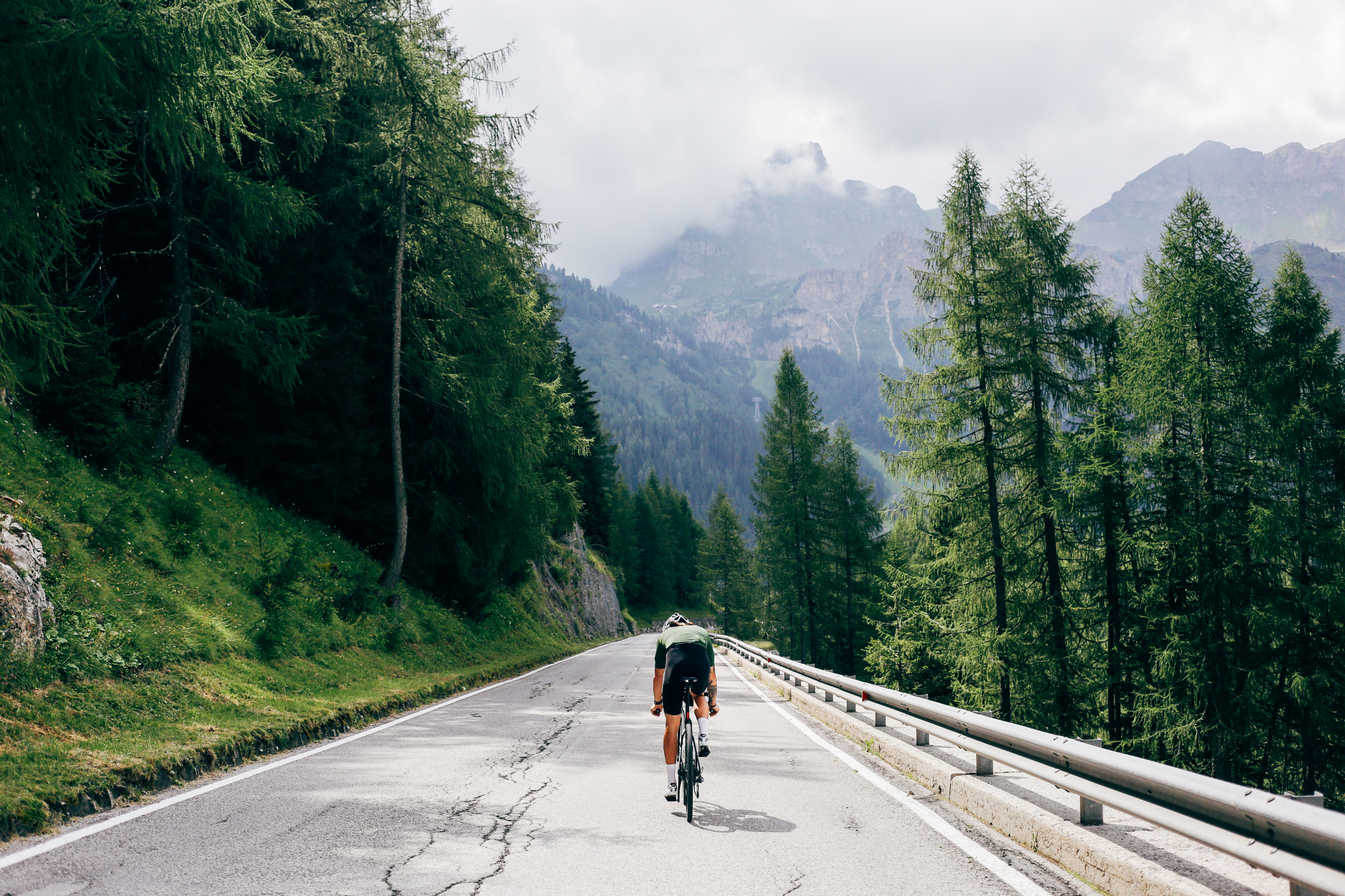 Man cycling
